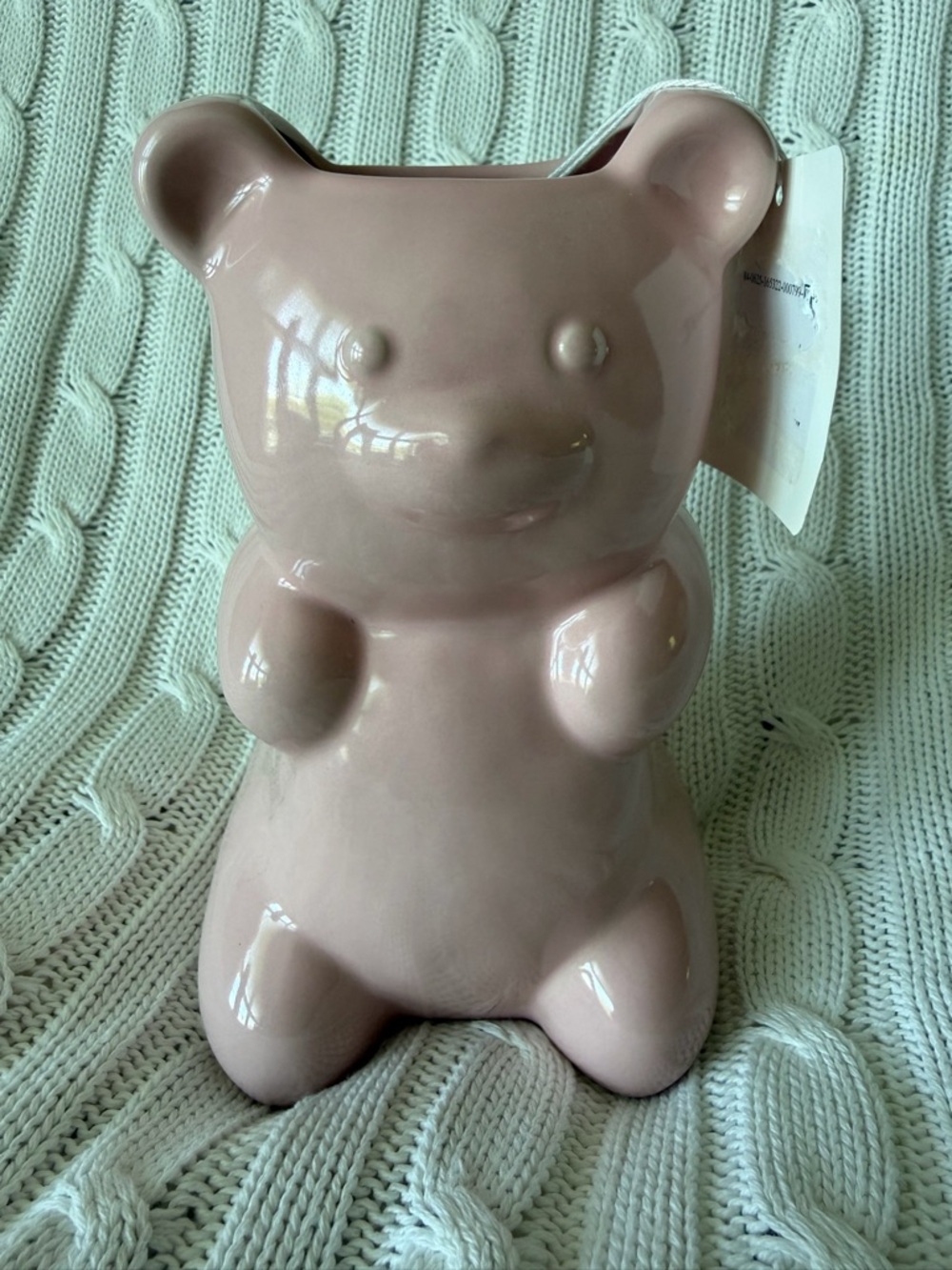 Gummy Bear Vase NEW Pastel Pink Cottagecore Decor Flower Pen Stand Cup